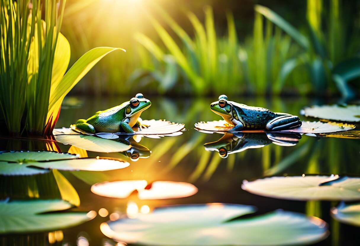 Mares et points d'eau : éléments clés pour la reproduction des amphibiens