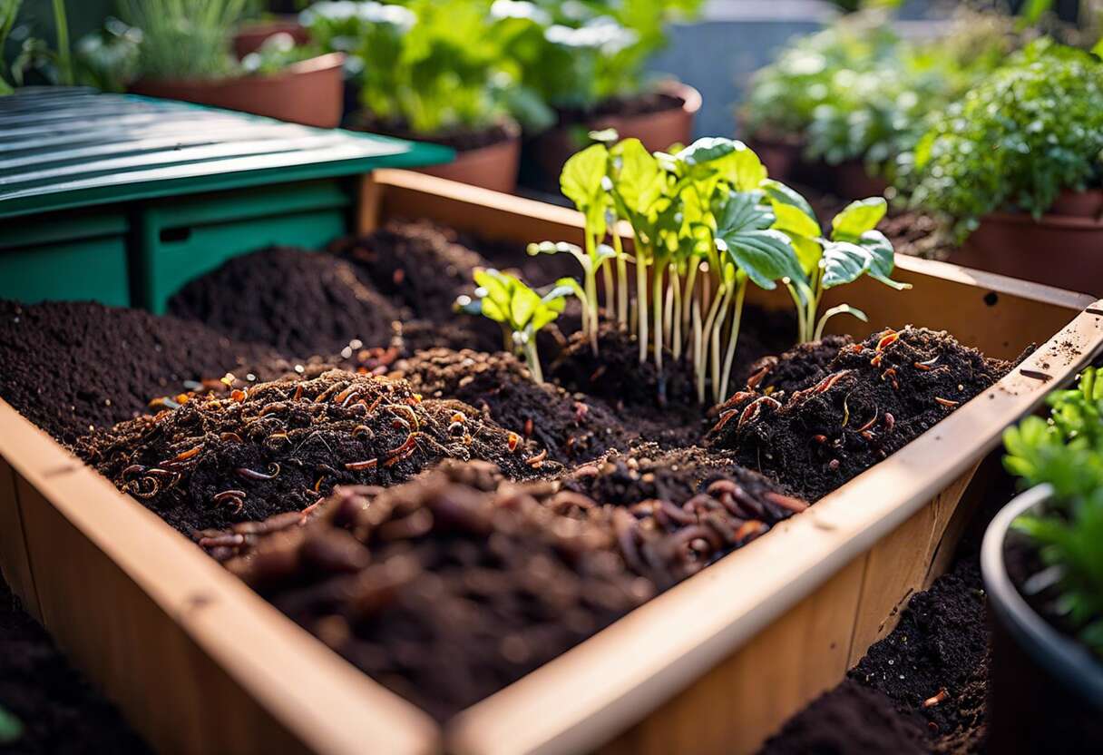 Gestion quotidienne et alimentation des vers composteurs