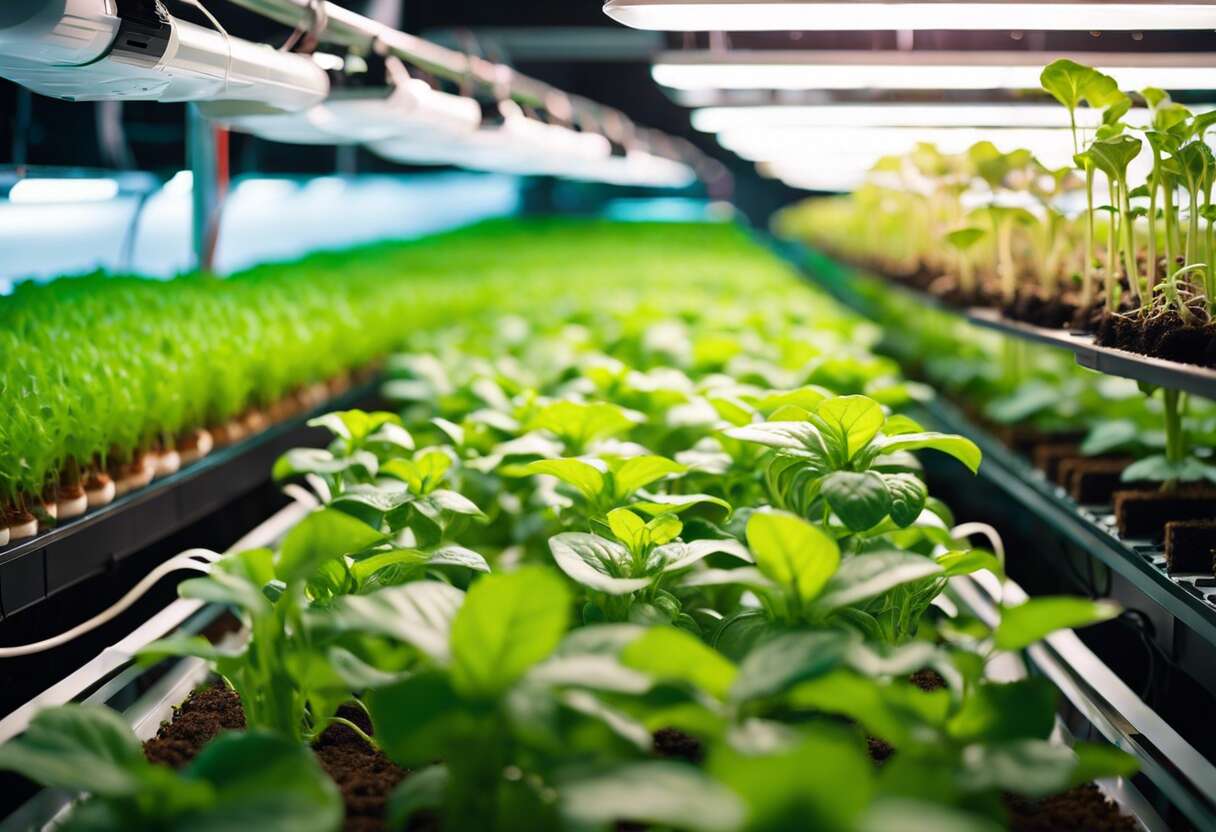 Croissance accélérée : techniques d'aéroponie avancées