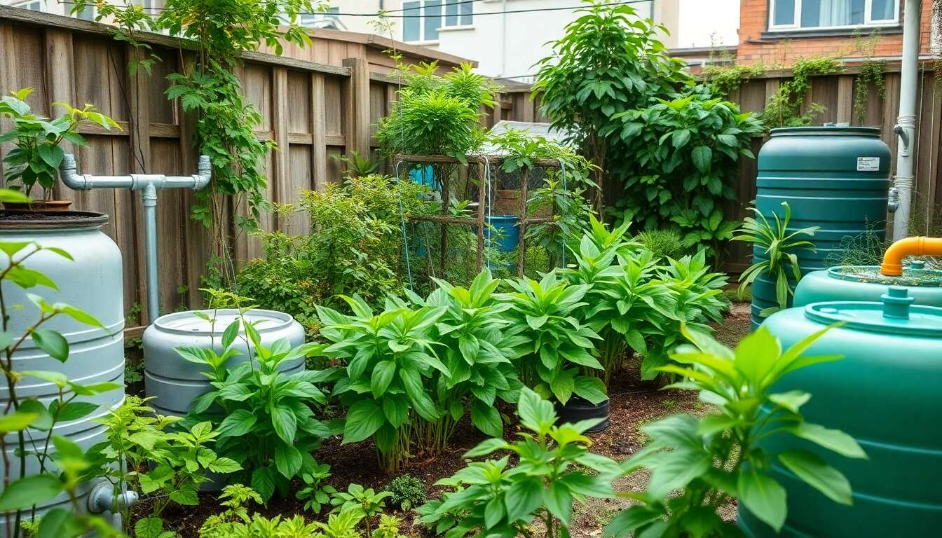 Les avantages écologiques et économiques de la récupération d'eau de pluie pour le jardin