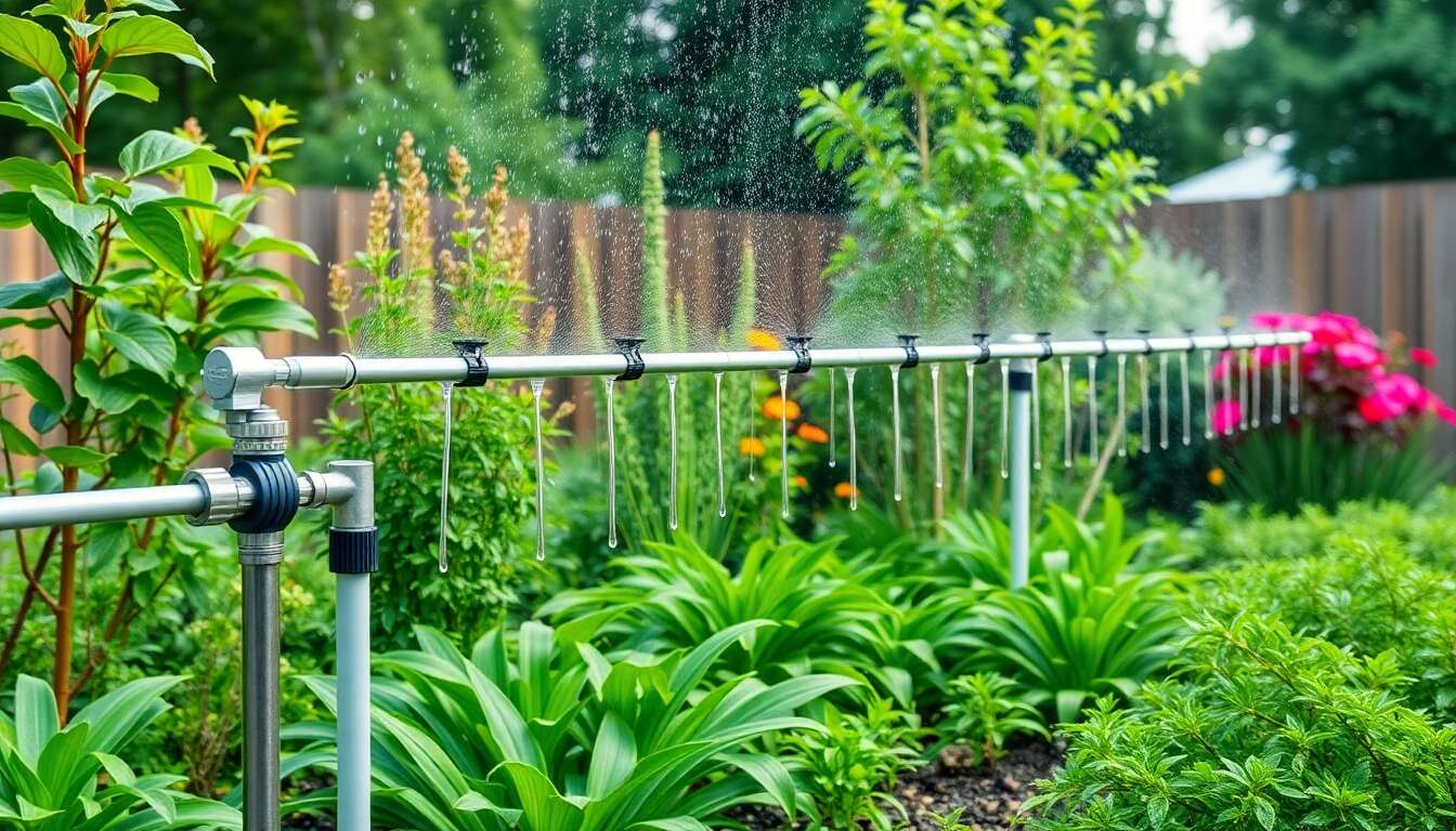 Systèmes d'irrigation innovants utilisant l'eau de pluie : goutte à goutte et automatisation