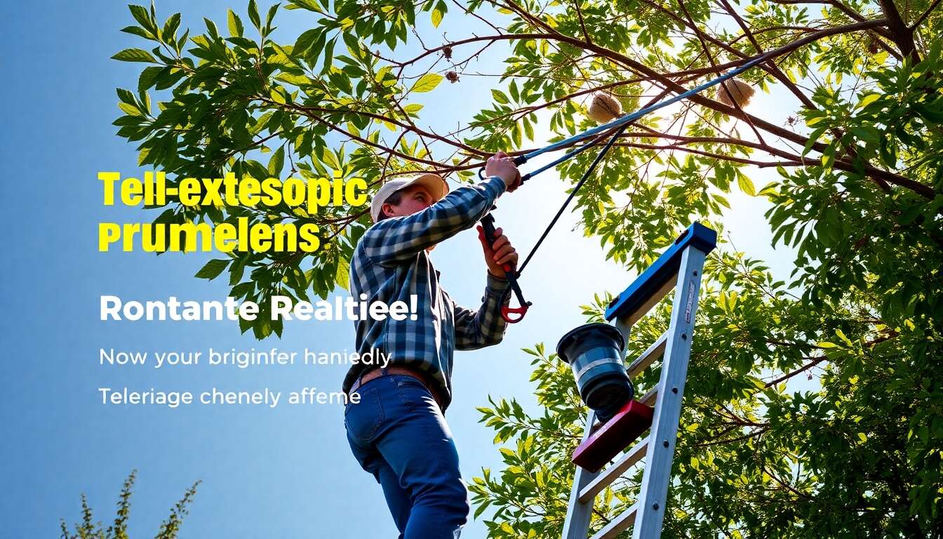 Conseils pratiques pour la taille en hauteur avec une perche télescopique Conseils pratiques pour la taille en hauteur avec une perche télescopique