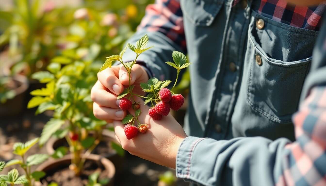 Méthodes détaillées pour réussir le bouturage des framboisiers