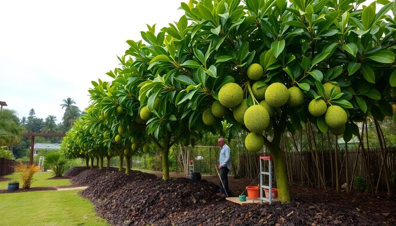 Entretien de l'arbre à pain dans un environnement non-tropical