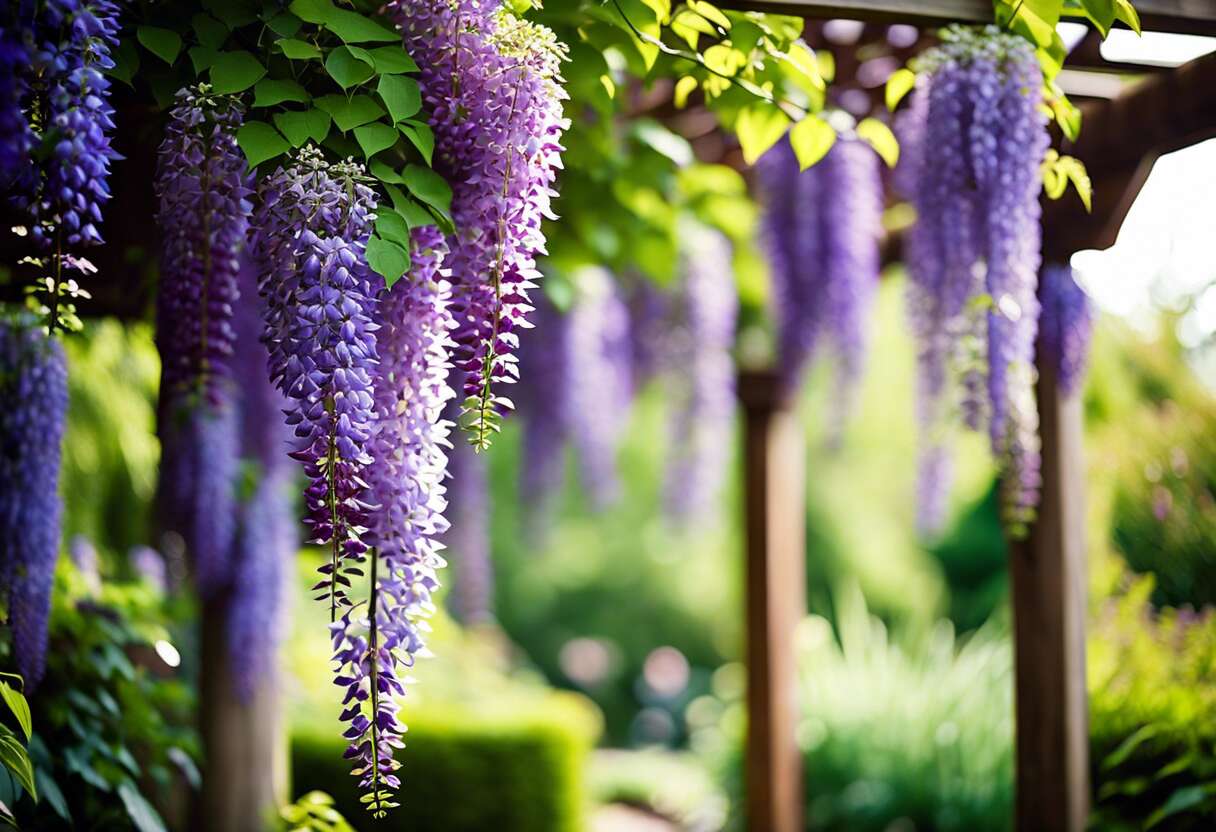 Plantes grimpantes pour pergolas : espèces et conseils