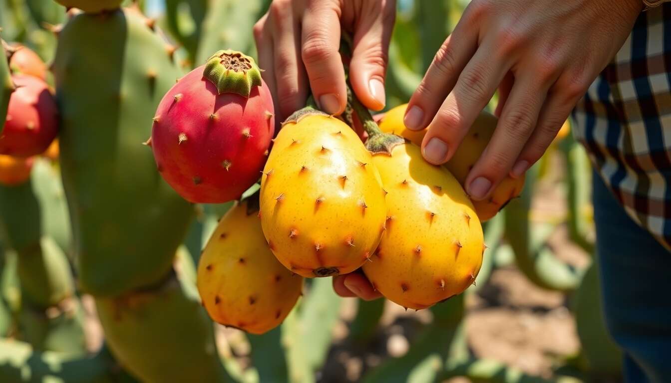 Récolte et utilisation des fruits du figuier de barbarie