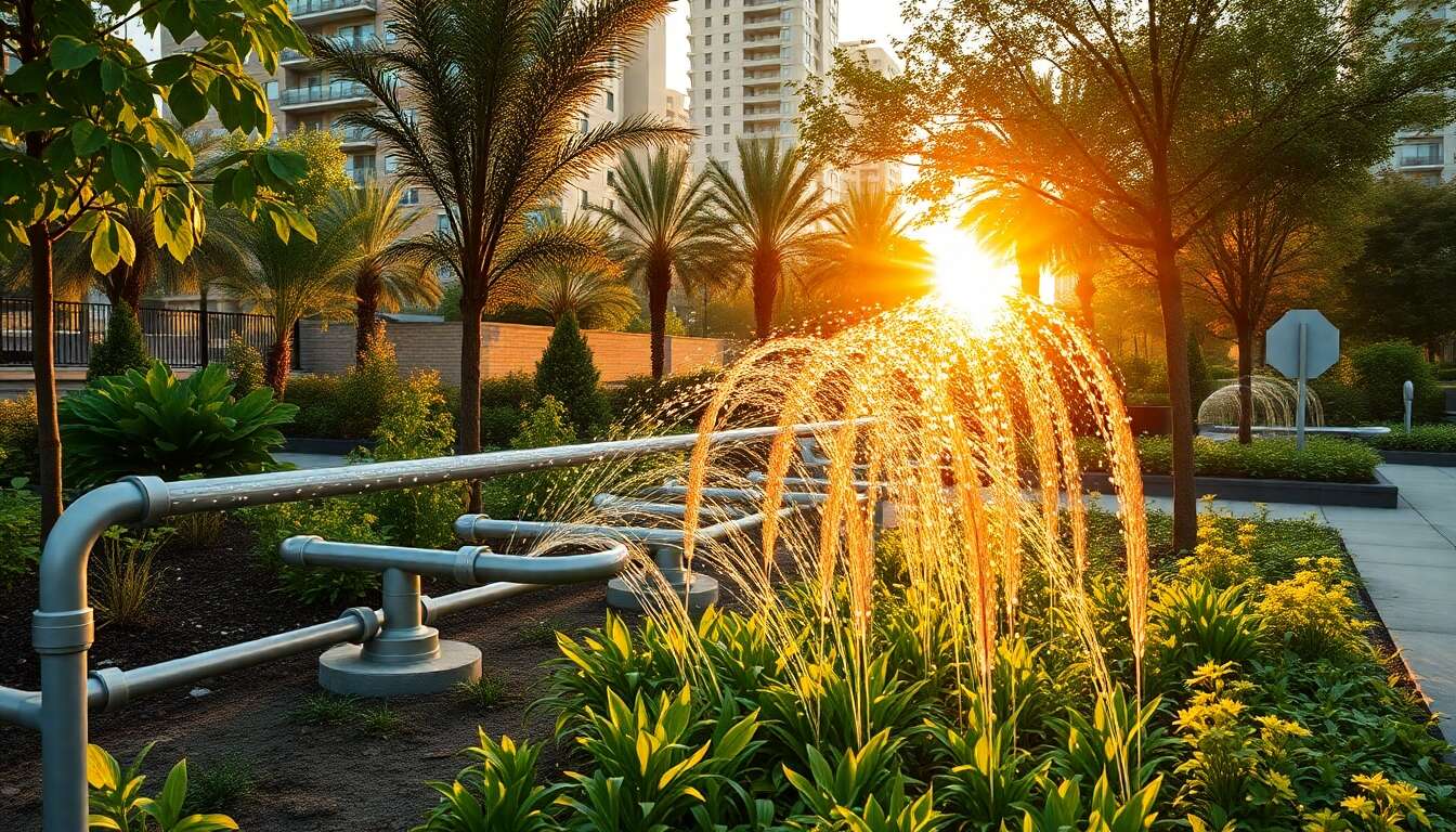 Stratégies pour réduire la consommation d'eau dans les espaces verts