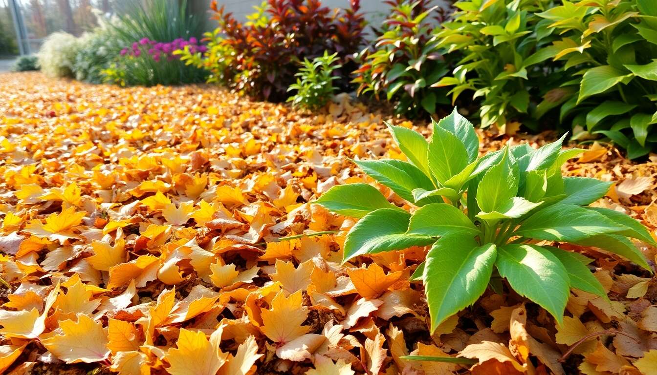 Le paillage automnal : comment les feuilles mortes protègent vos plantations