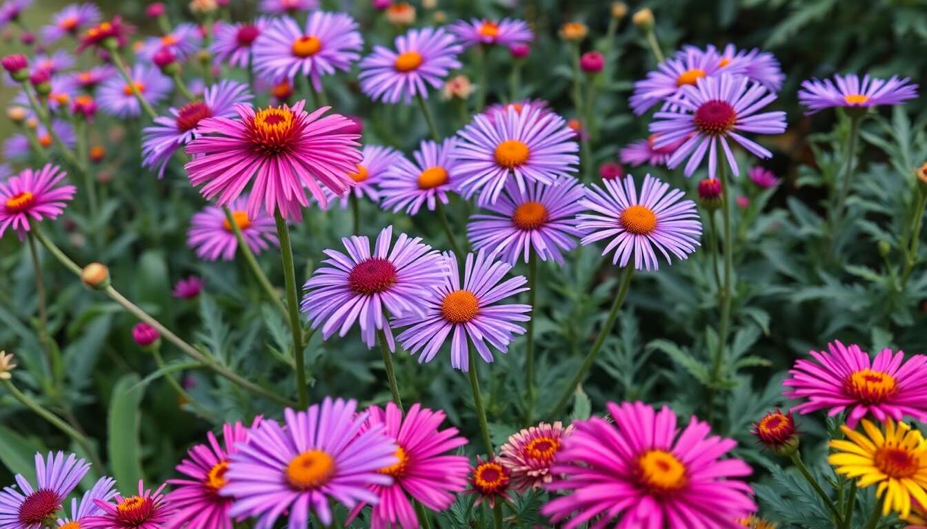 Réponses aux maladies : garder ses asters sains et vigoureux