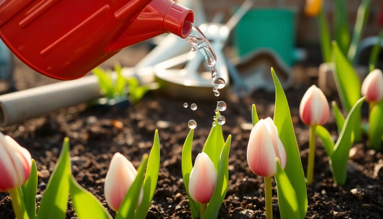 L'arrosage et l'entretien après plantation