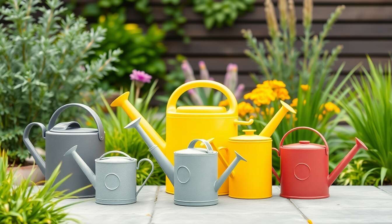 Arrosoirs fonctionnels : allier design et praticité