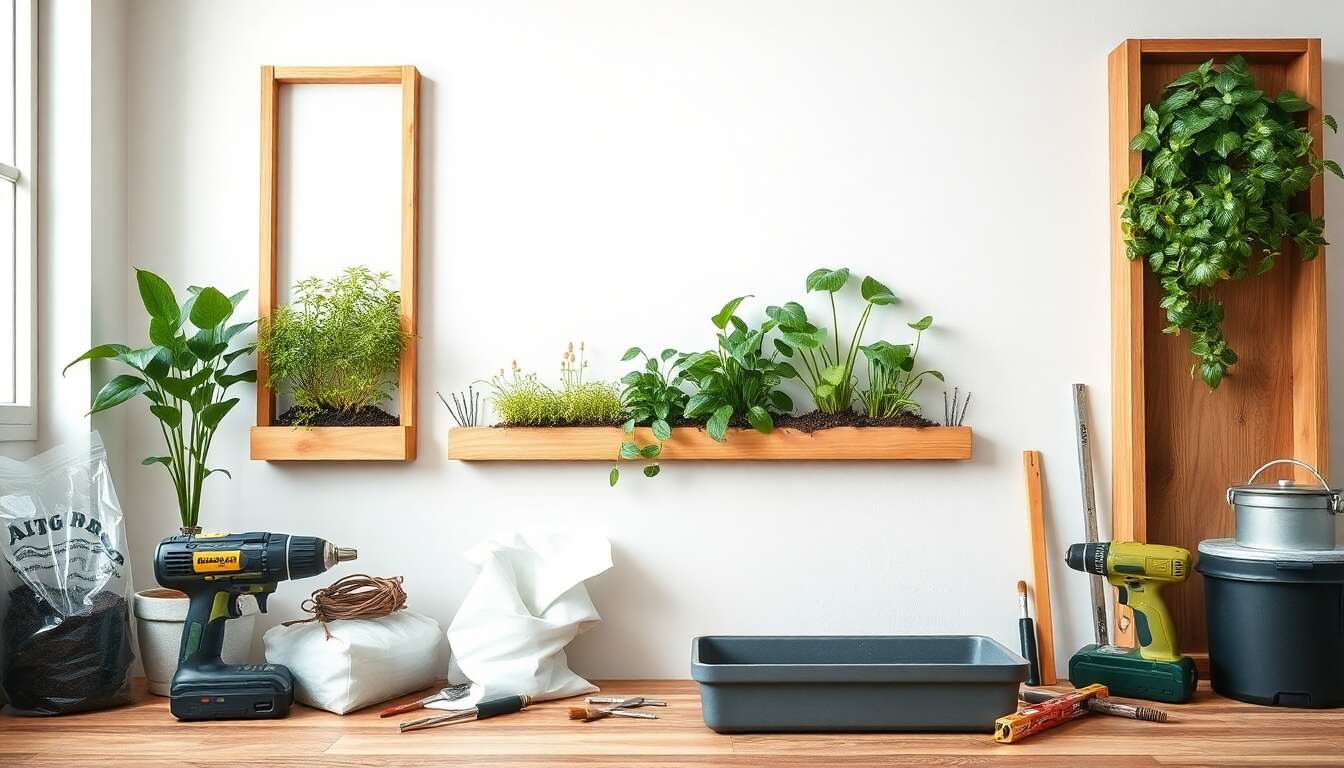 Jardin vertical intérieur : comment le concevoir et l'entretenir