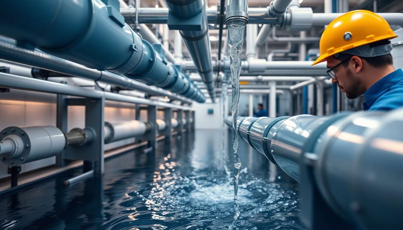 Le traitement de l'eau collectée : sécurisation et amélioration de la qualité