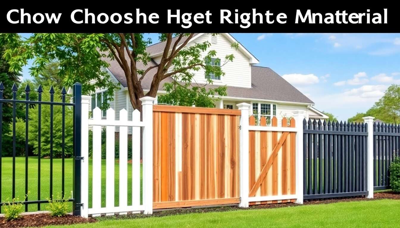 Choix des matériaux pour clôtures : métal, bois ou pvc, que privilégier ? Choix des matériaux pour clôtures : métal, bois ou pvc, que privilégier ?