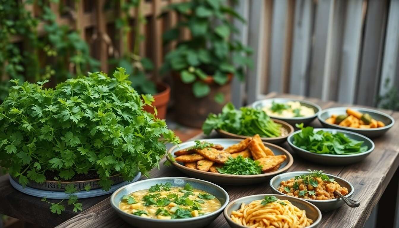 La coriandre en cuisine : utilisations créatives et associations gourmandes