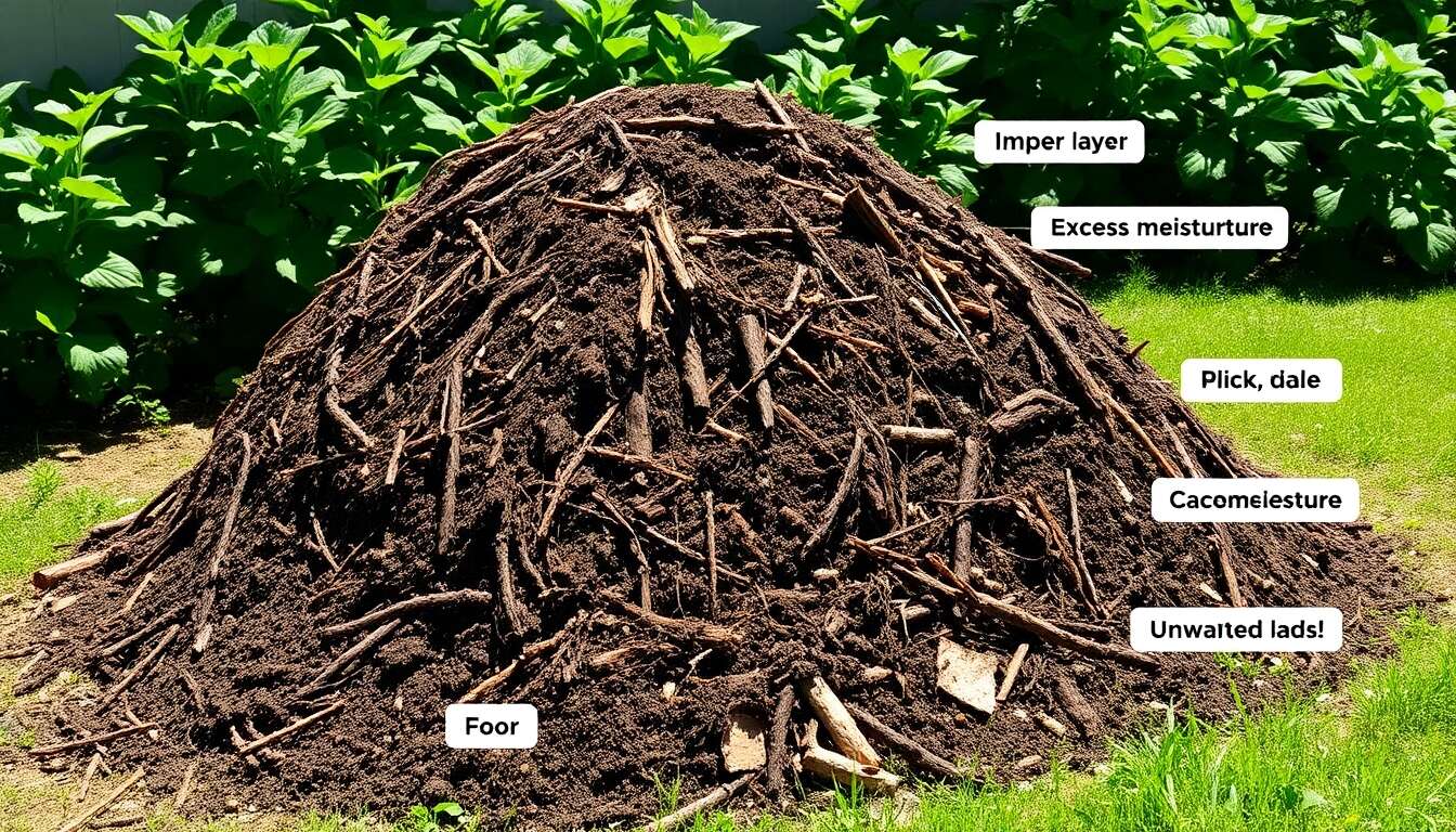 Fabrication maison de compost : erreurs courantes à éviter