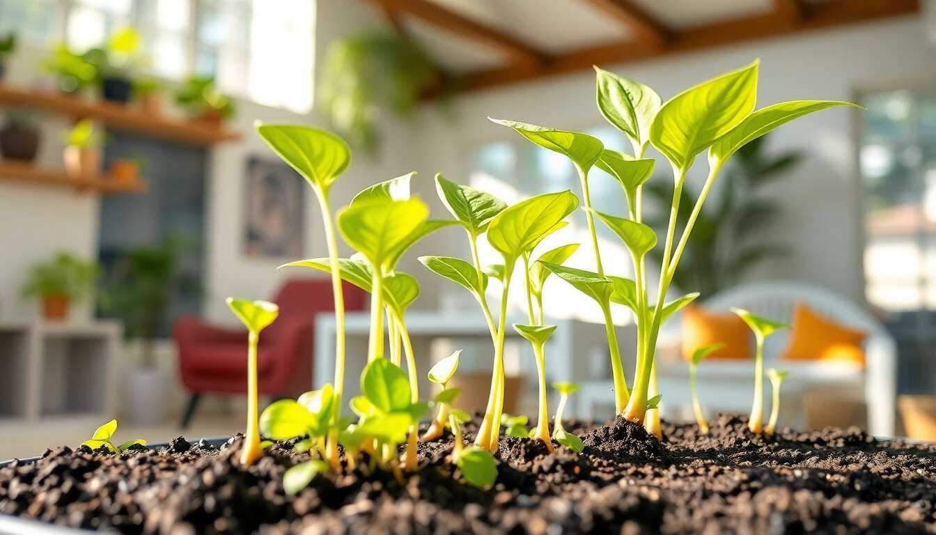 Astuces de propagation : le bouturage de feuille pour les plantes d'intérieur