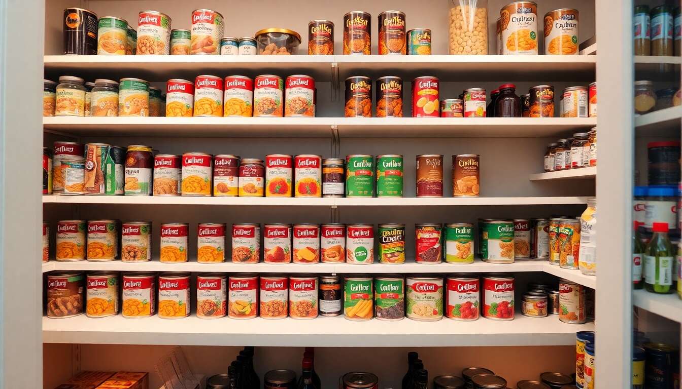 Optimisation de l'espace : ranger ses conserves efficacement