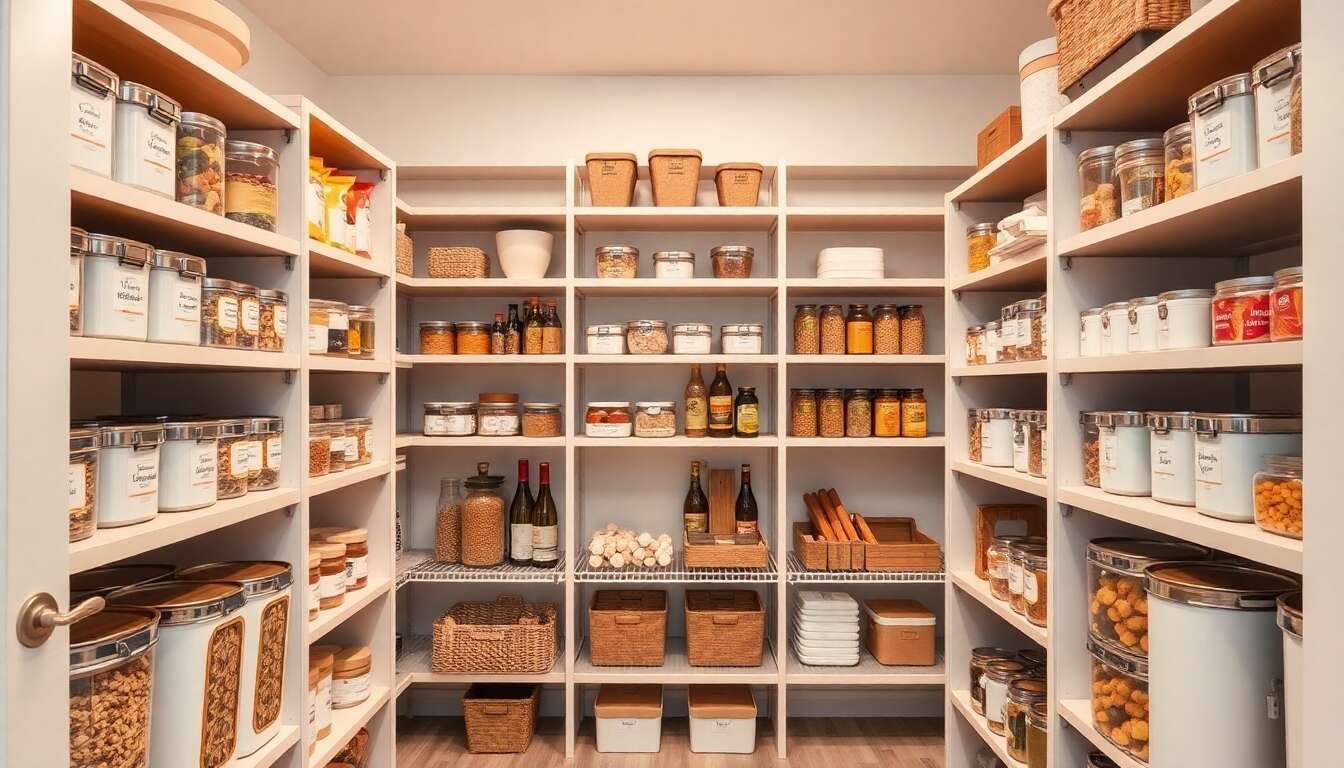 Principes de base pour l'aménagement d'un garde-manger fonctionnel