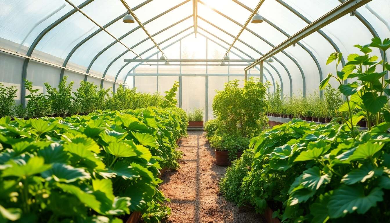 Cultiver toute l'année grâce à l'isolation performante des serres