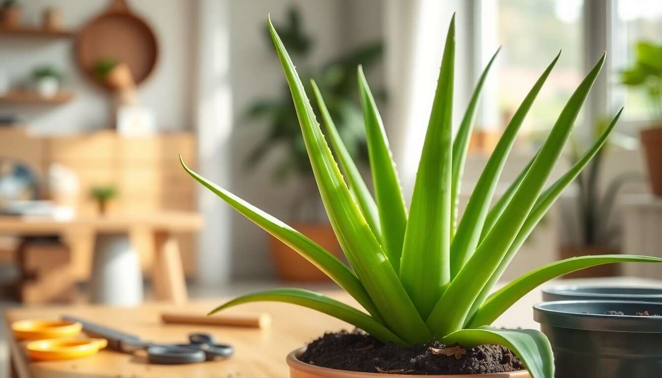 Soins essentiels pour les jeunes plants d'aloe vera
