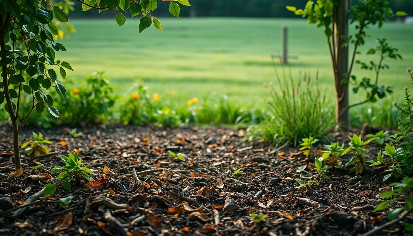 Combattre les adventices naturellement grâce au mulching ciblé