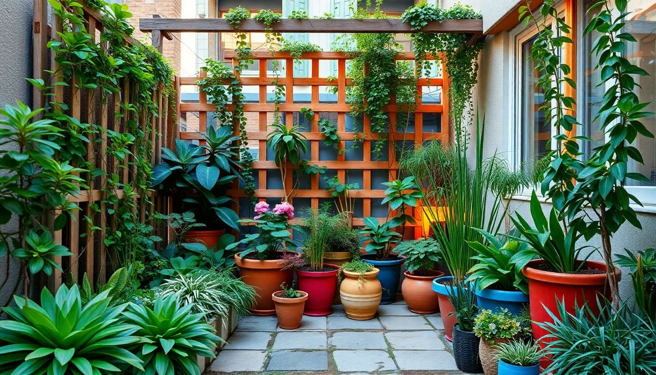 Plantes grimpantes pour petits jardins : choix et soins