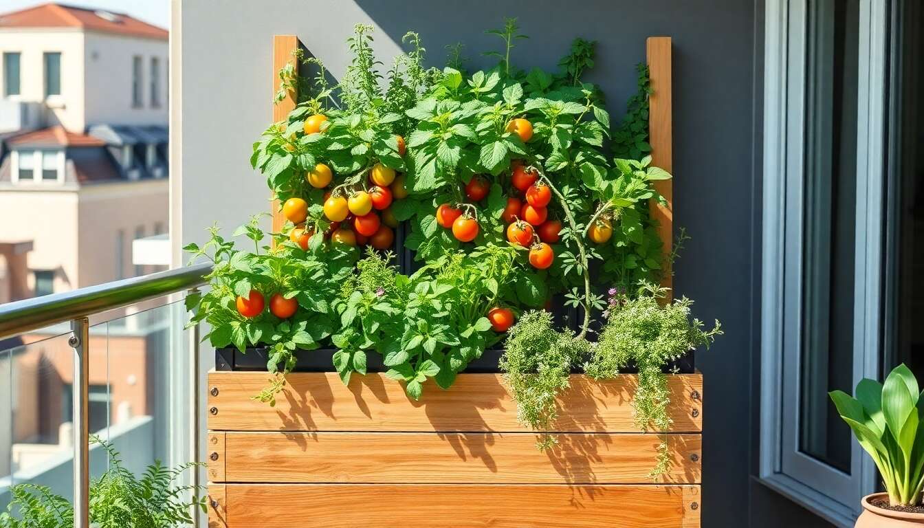 Potager vertical : optimisez l'espace grâce aux bonnes associations