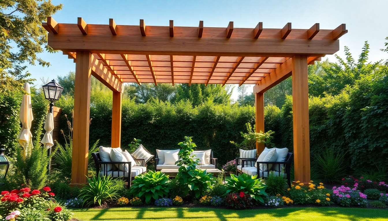 Installer une pergola dans son jardin : avantages et styles