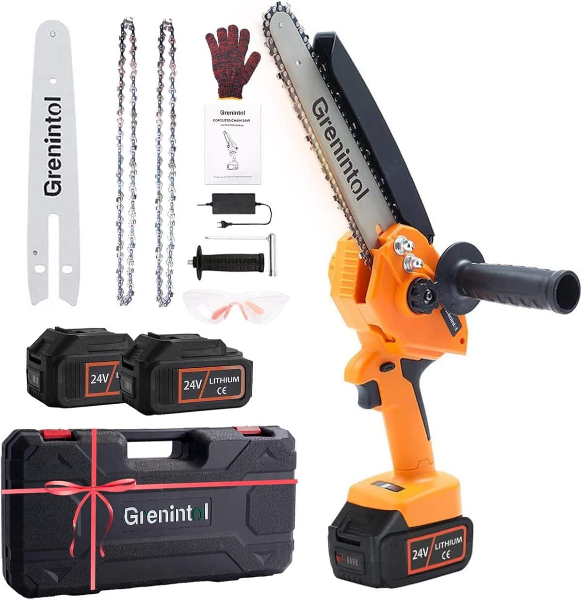 Test de la mini tronçonneuse à batterie Grenintol 8 pouces : performance et mobilité