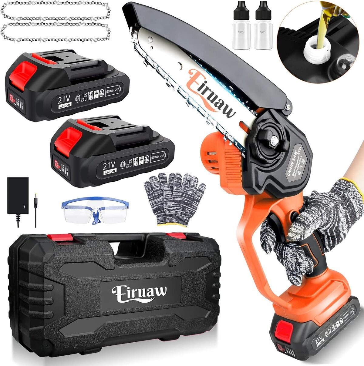 Test de la mini tronçonneuse sans fil 15, 2 cm