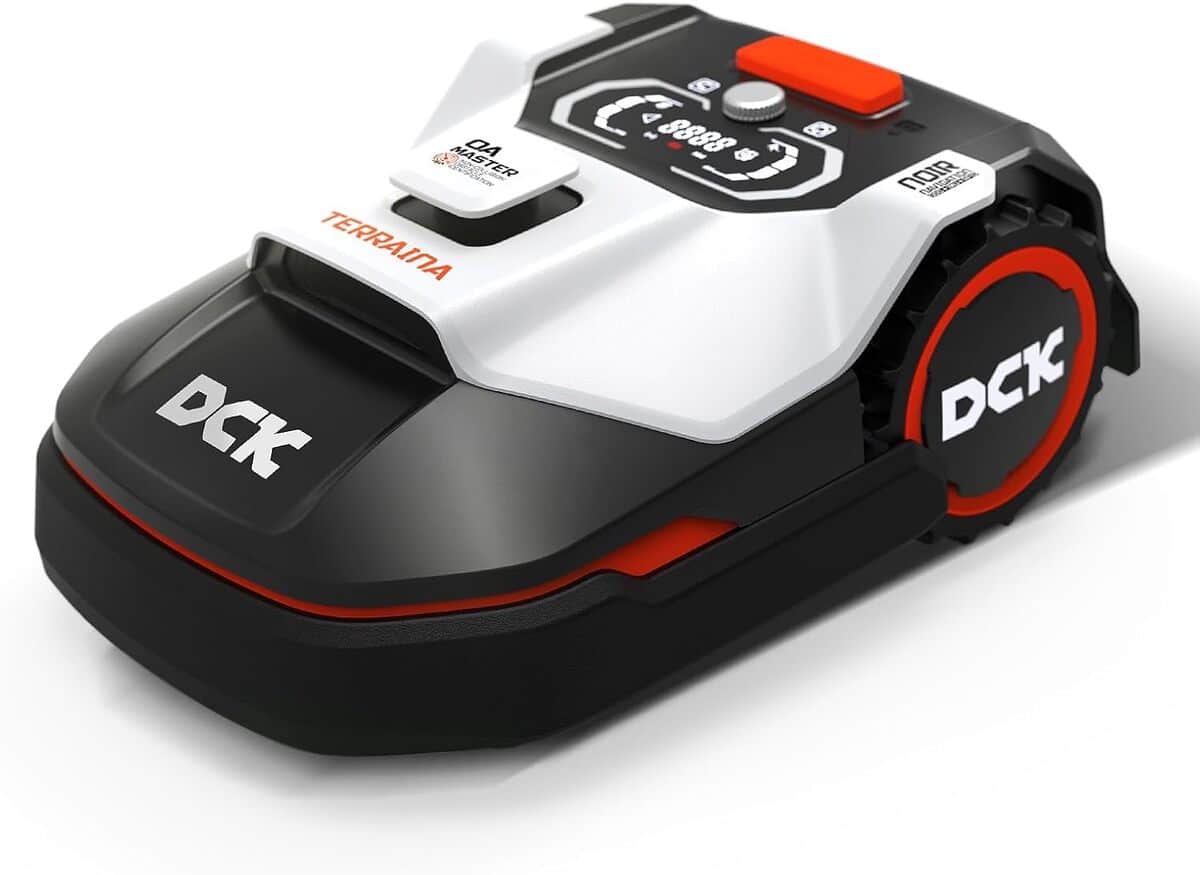 Test : tondeuse robot DCK Lidar KDRM107 ultra silencieuse