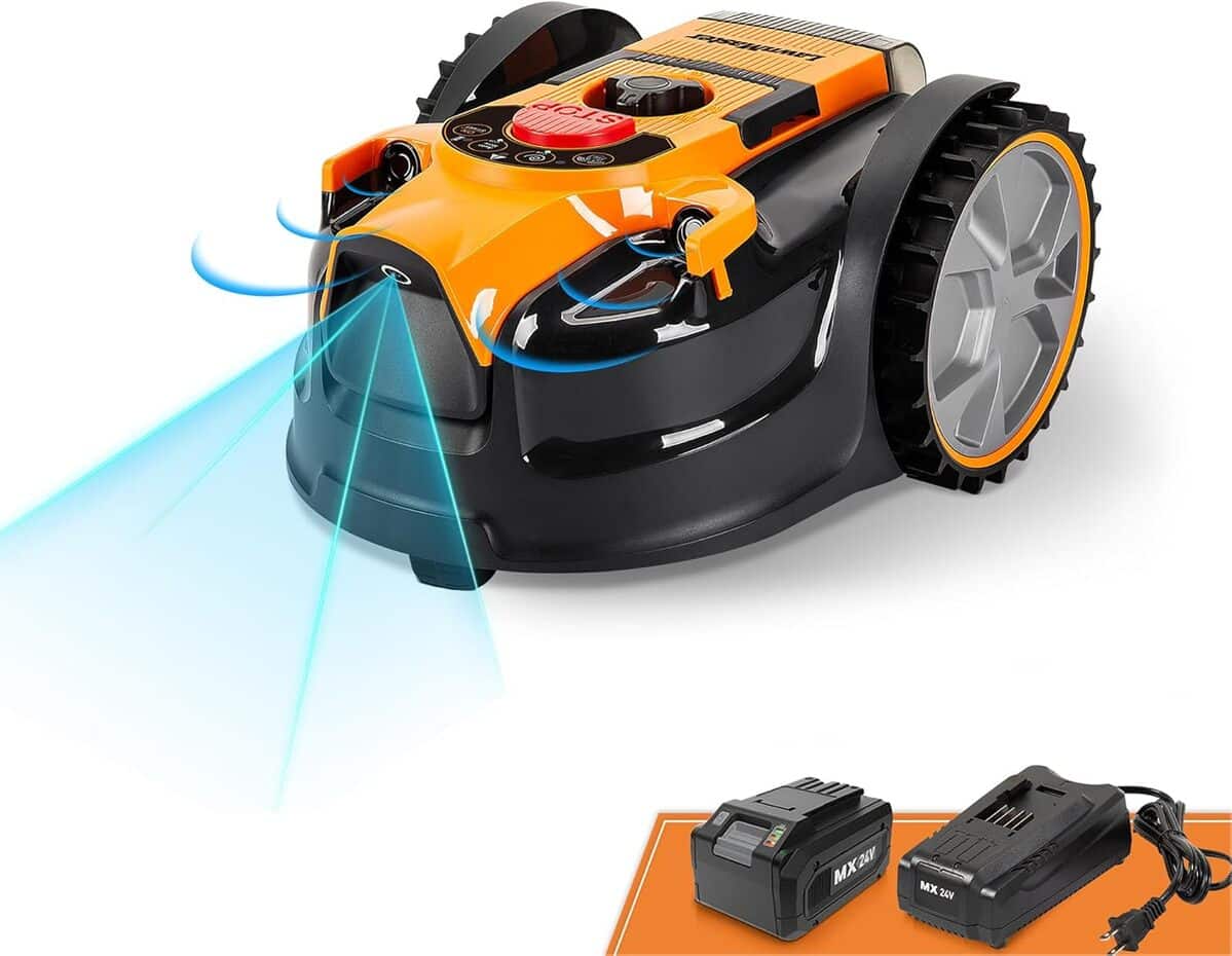Test de la tondeuse robot Lawnmaster OcuMow™ : performance et discrétion