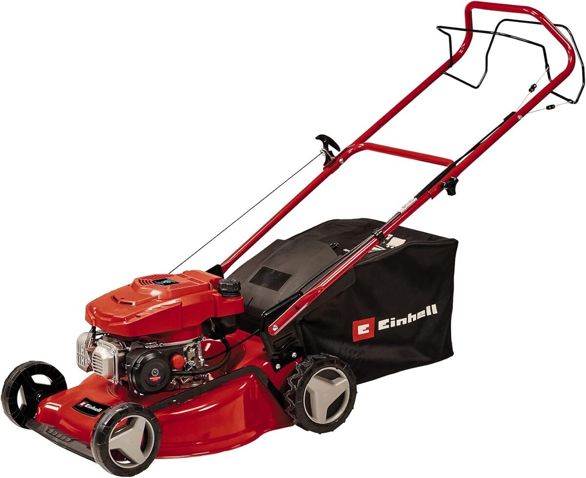Test Einhell GC-PM 46/5 S : tondeuse thermique performante