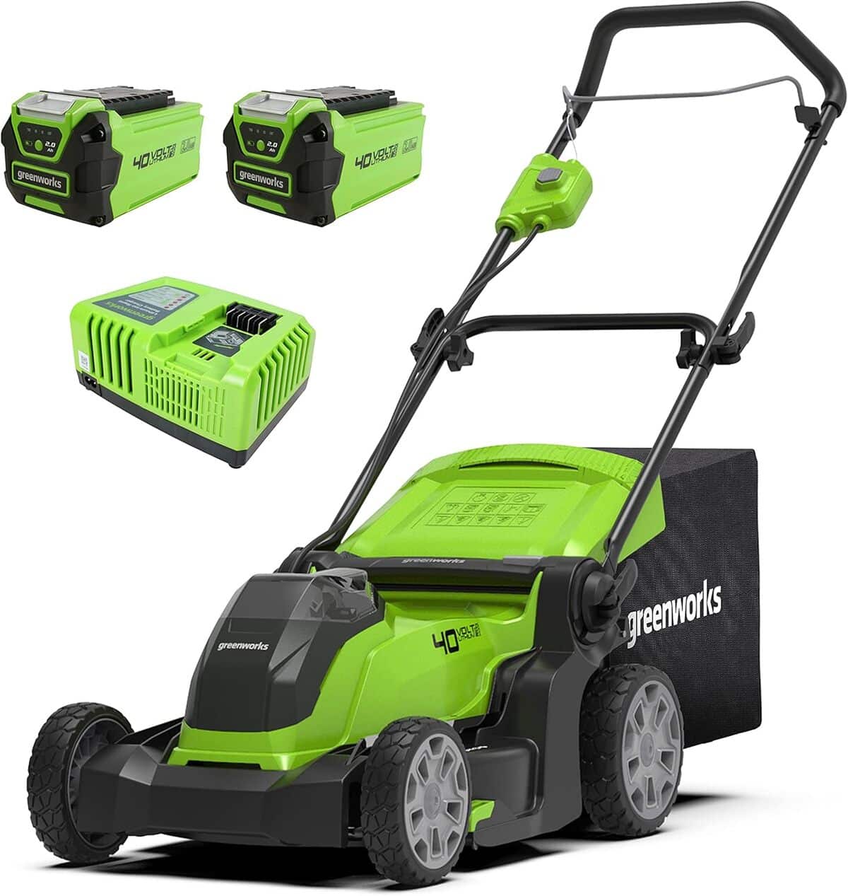 Test de la tondeuse sans fil Greenworks G40LM41K2X