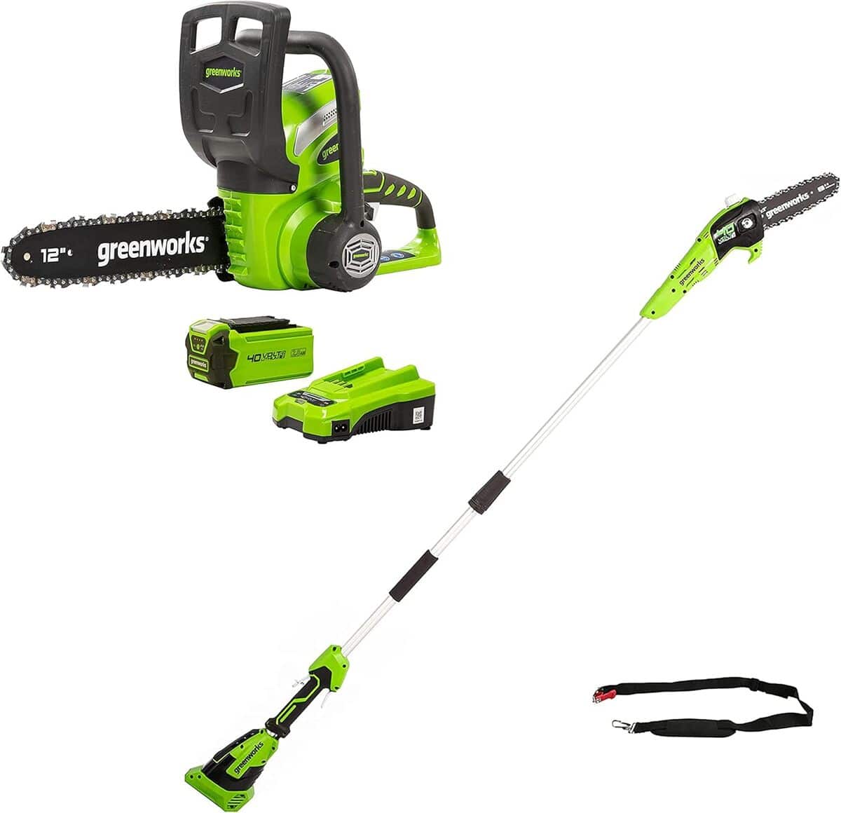 Test de la tronçonneuse Greenworks 40V 30cm