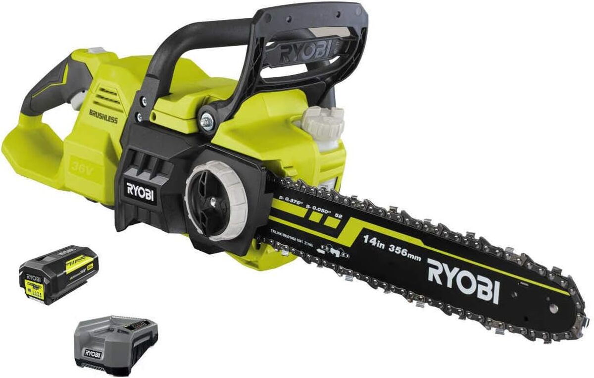 Test de la tronçonneuse Ryobi 36 V, brushless et performante
