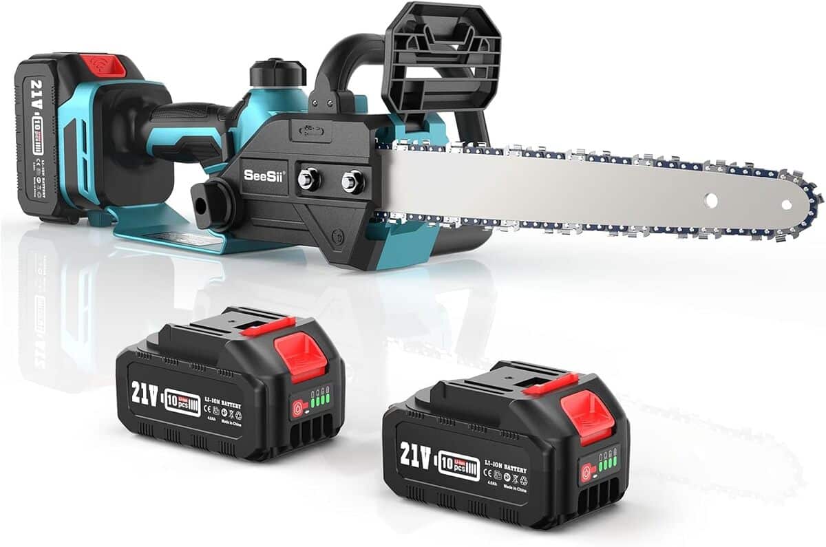 Test : tronçonneuse SeeSii Mini 8000mAh, 1200W