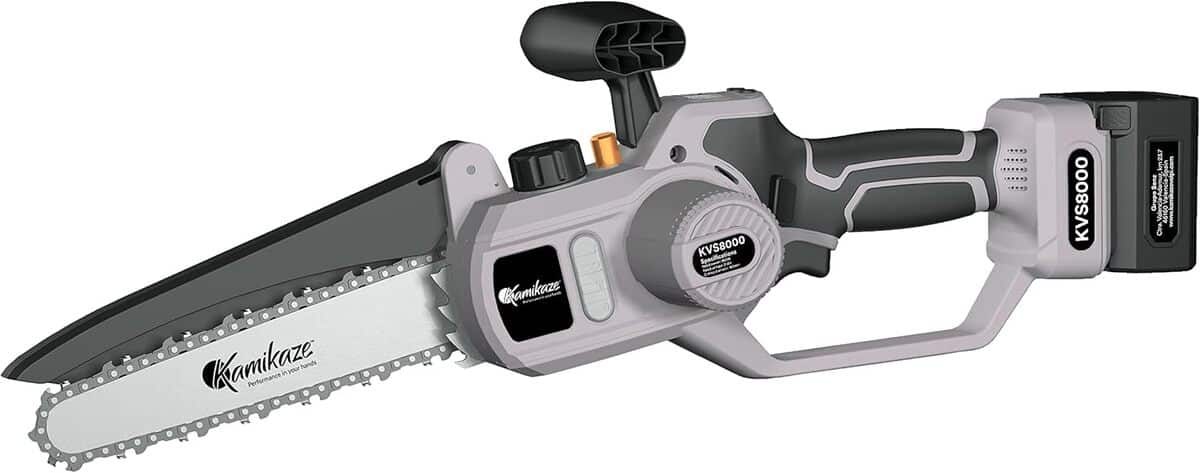 Test de la tronçonneuse sans fil KAMIKAZE KVS 8000 21V, 300W