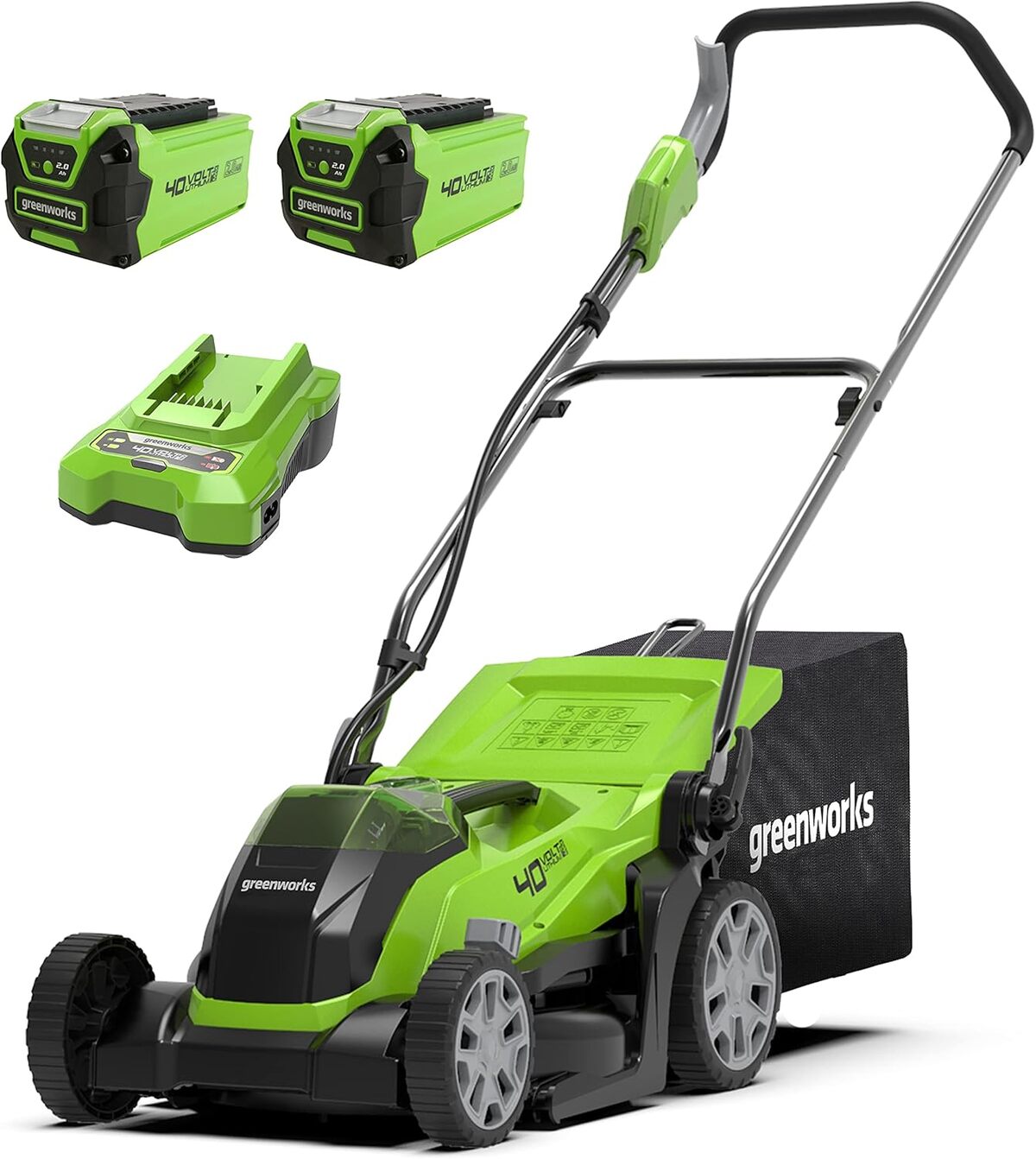 Test : greenworks 40V G40LM35K2, tondeuse sans fil pour 500 m²