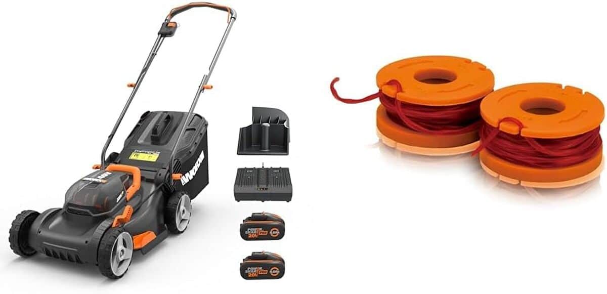Test : tondeuse à gazon sans fil Worx 2 * 20V