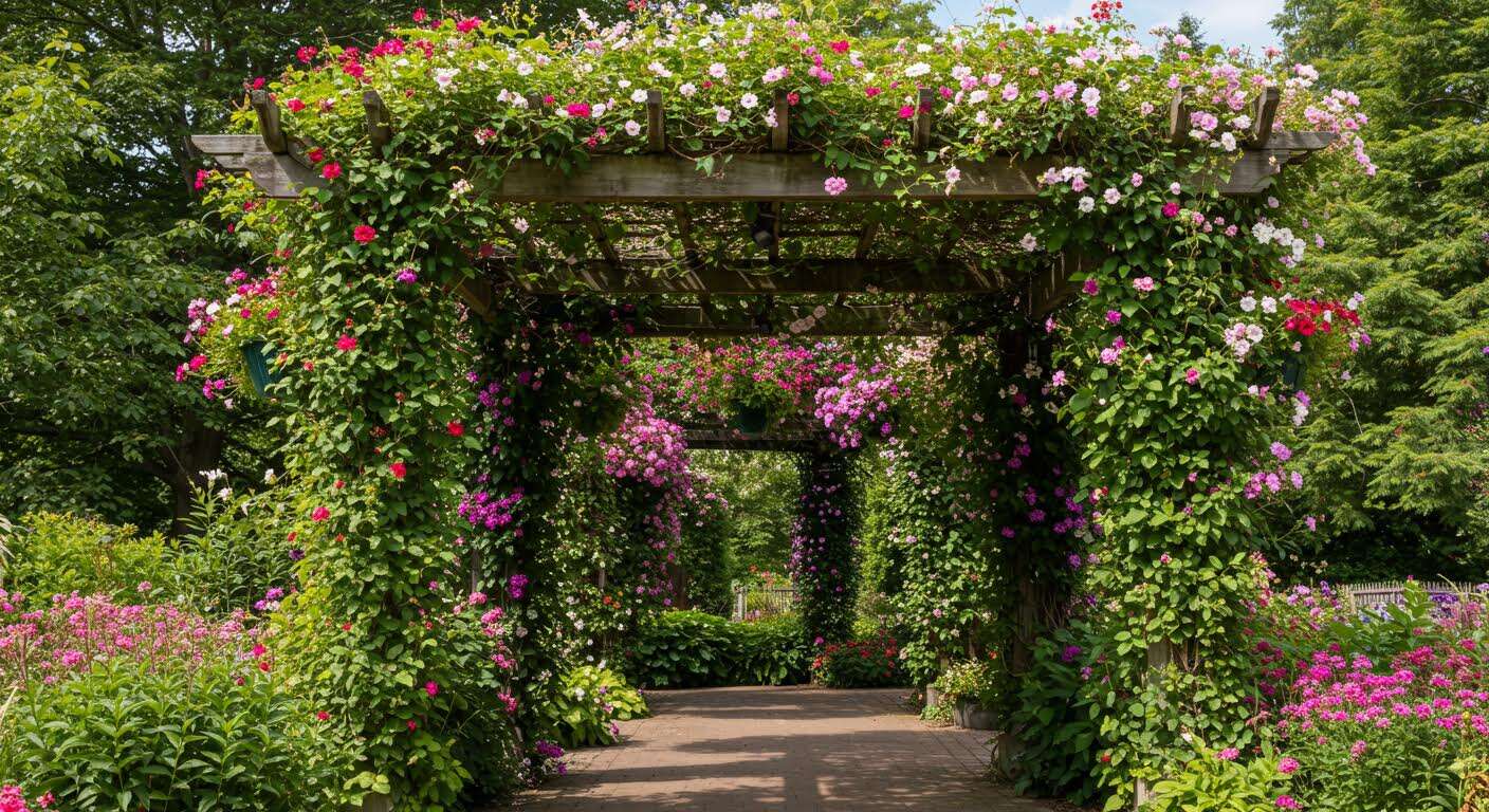 Plantez-la maintenant : cette grimpante spectaculaire va transformer votre pergola en une oasis parfumée