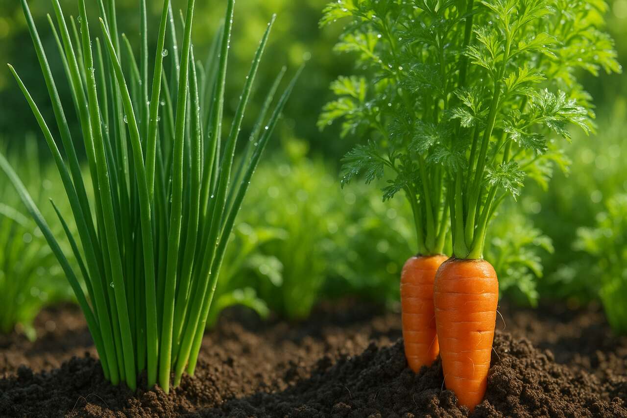 Plantez de la ciboulette à côté de vos carottes, vous ne le regretterez pas