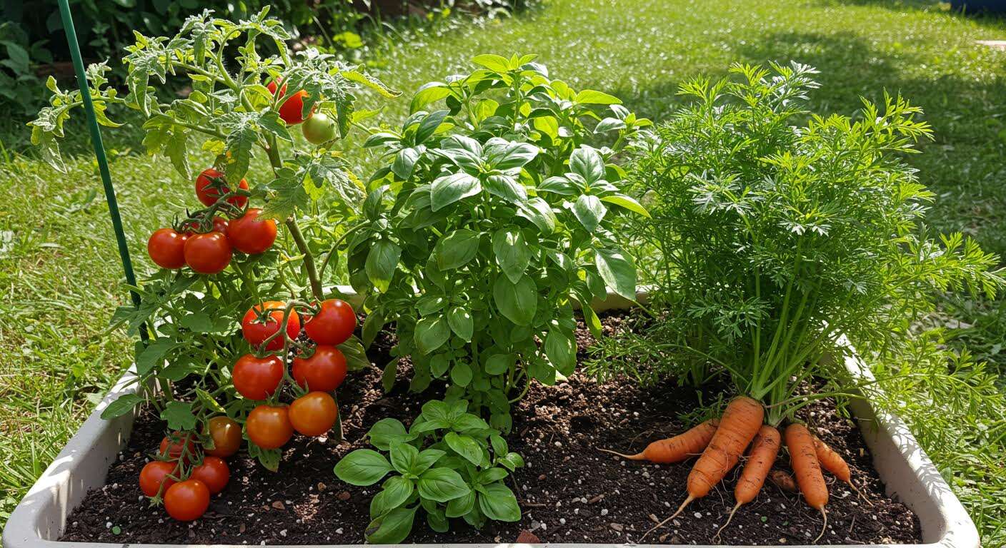 Ces 3 légumes à semer ensemble en avril pour un potager compact et naturellement protégé