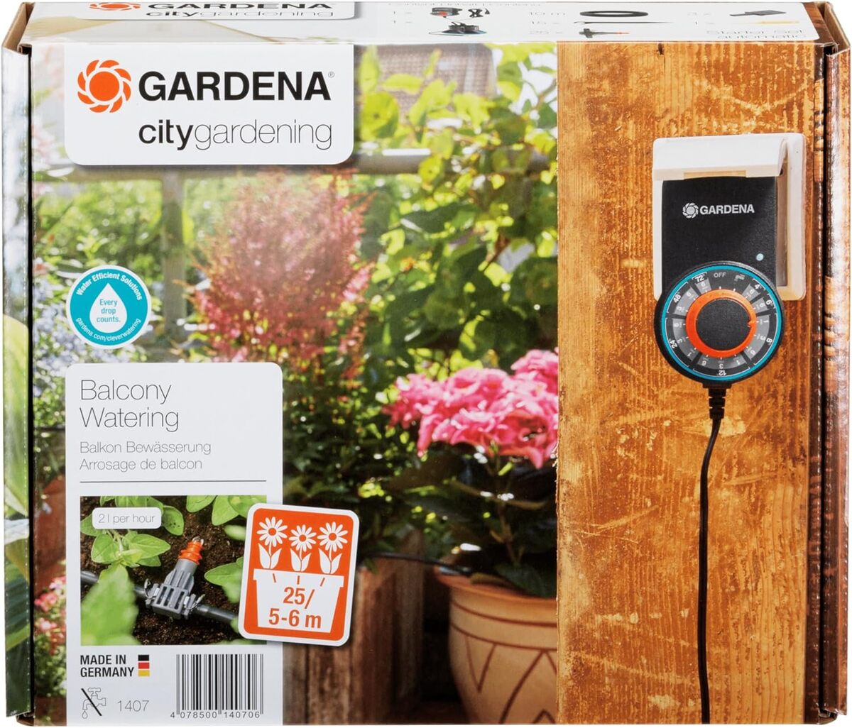 Test : arrosoir automatique Gardena pour balcons et terrasses