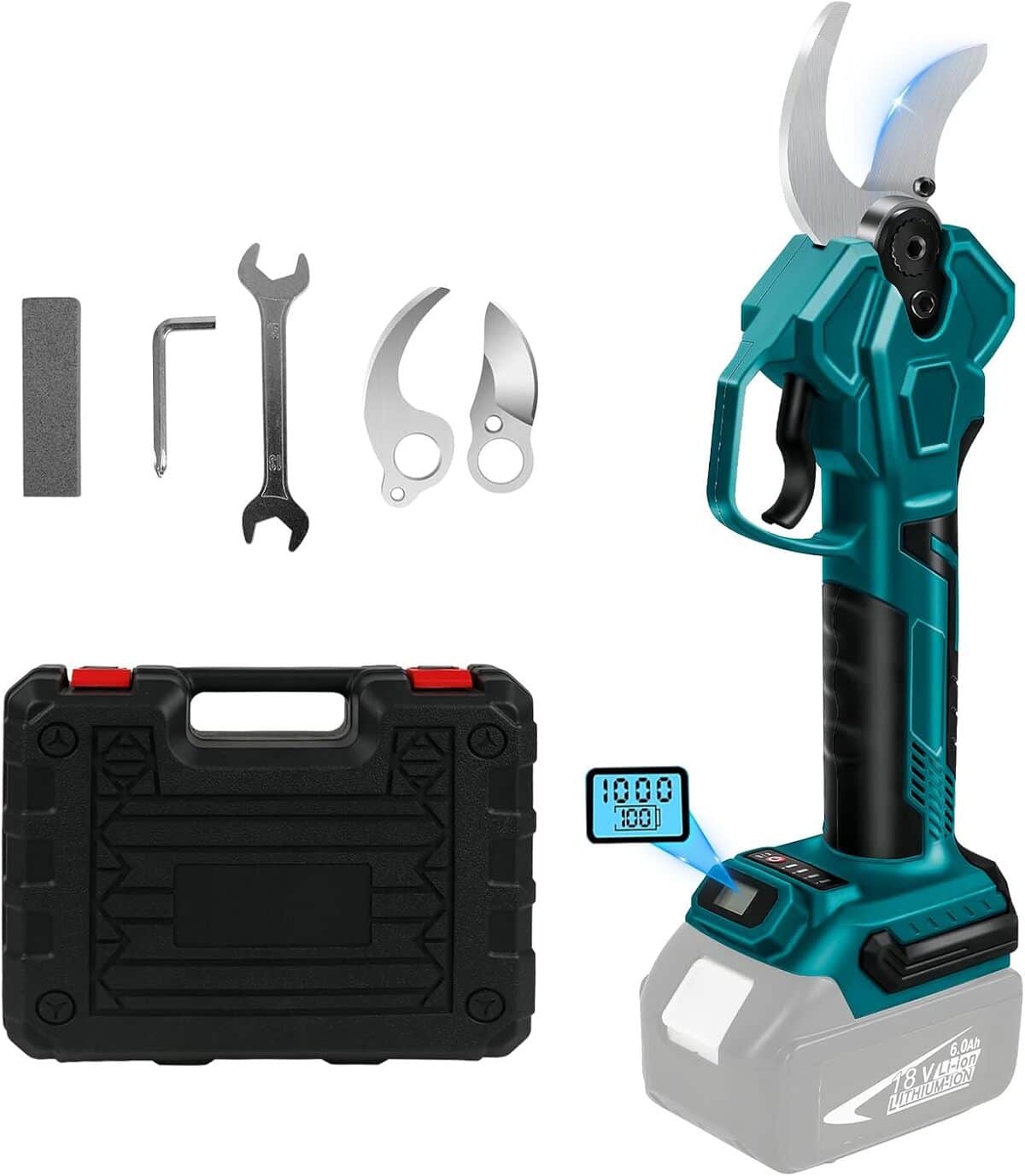 Test du sécateur électrique sans fil compatible Makita 65 mm