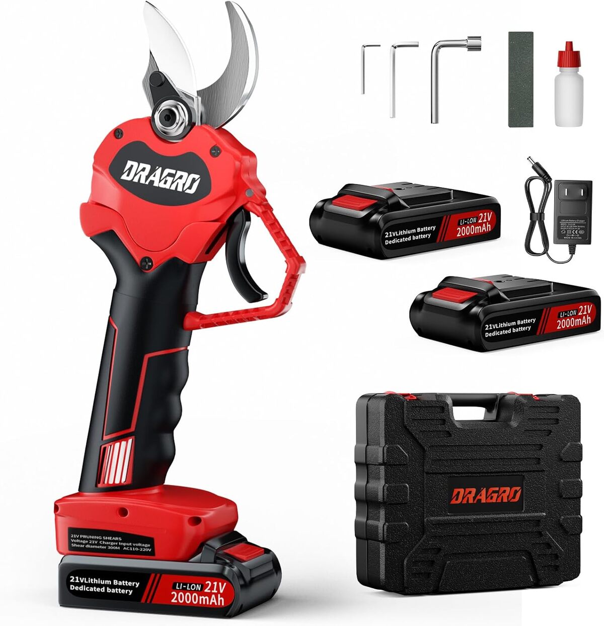 Test : sécateur électrique Dragro 2 Ah, performance sans fil