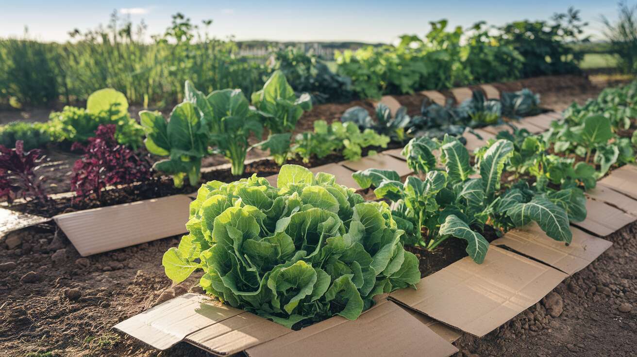 Le secret des jardiniers malins ? Cette astuce avec du carton pour un potager avec (très) peu d&rsquo;entretien