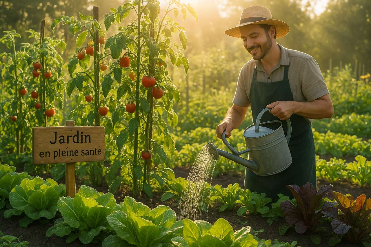 Cette routine de 10 minutes le matin change tout pour un potager verdoyant malgré les fortes chaleurs