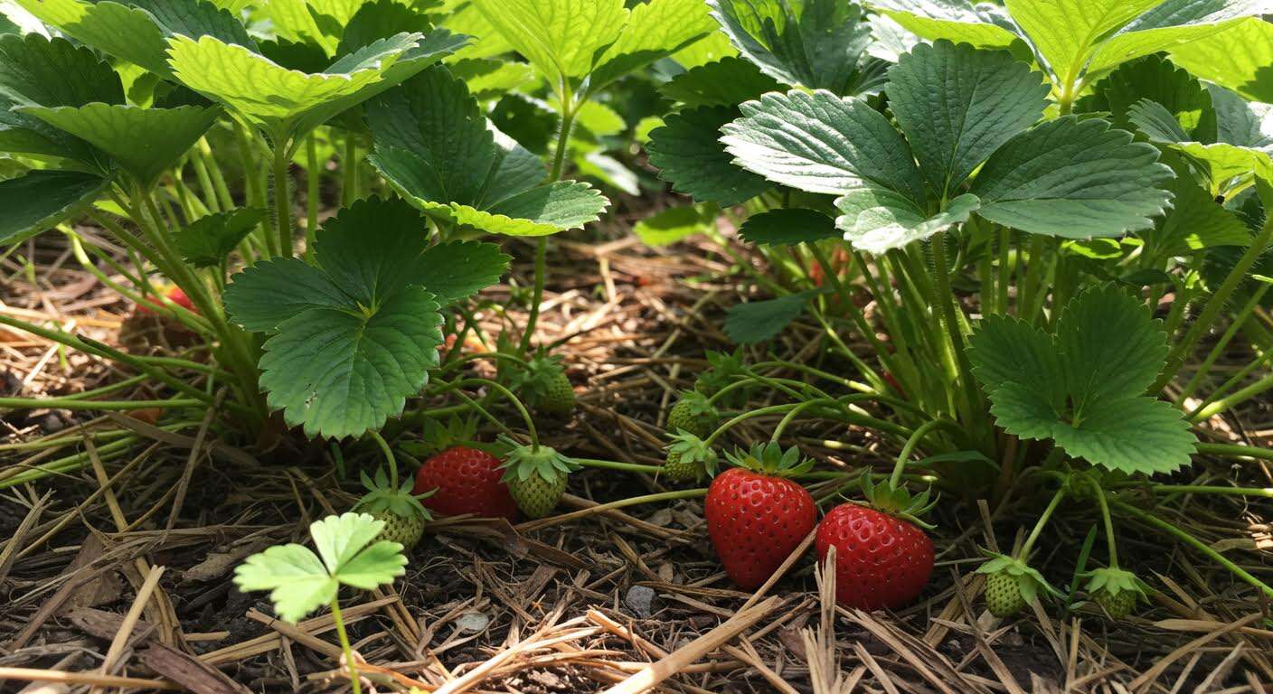 Cette astuce de paillage naturelle met vos fraisiers à l’abri des grosses chaleurs estivales